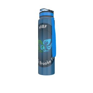 blue water bottle for Melody Brooke Films