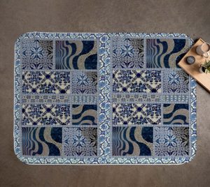 Blanket portugal blues by oh wow melody designs