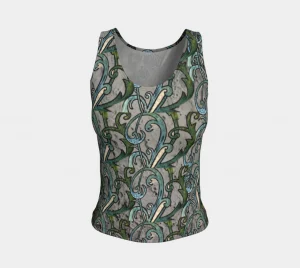 fitted tank top by oh wow melody designs