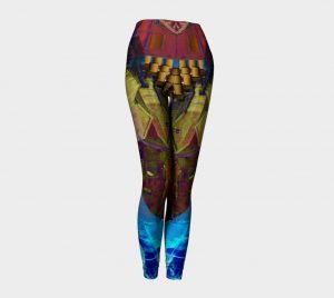 yoga leggings by oh wow melody designs
